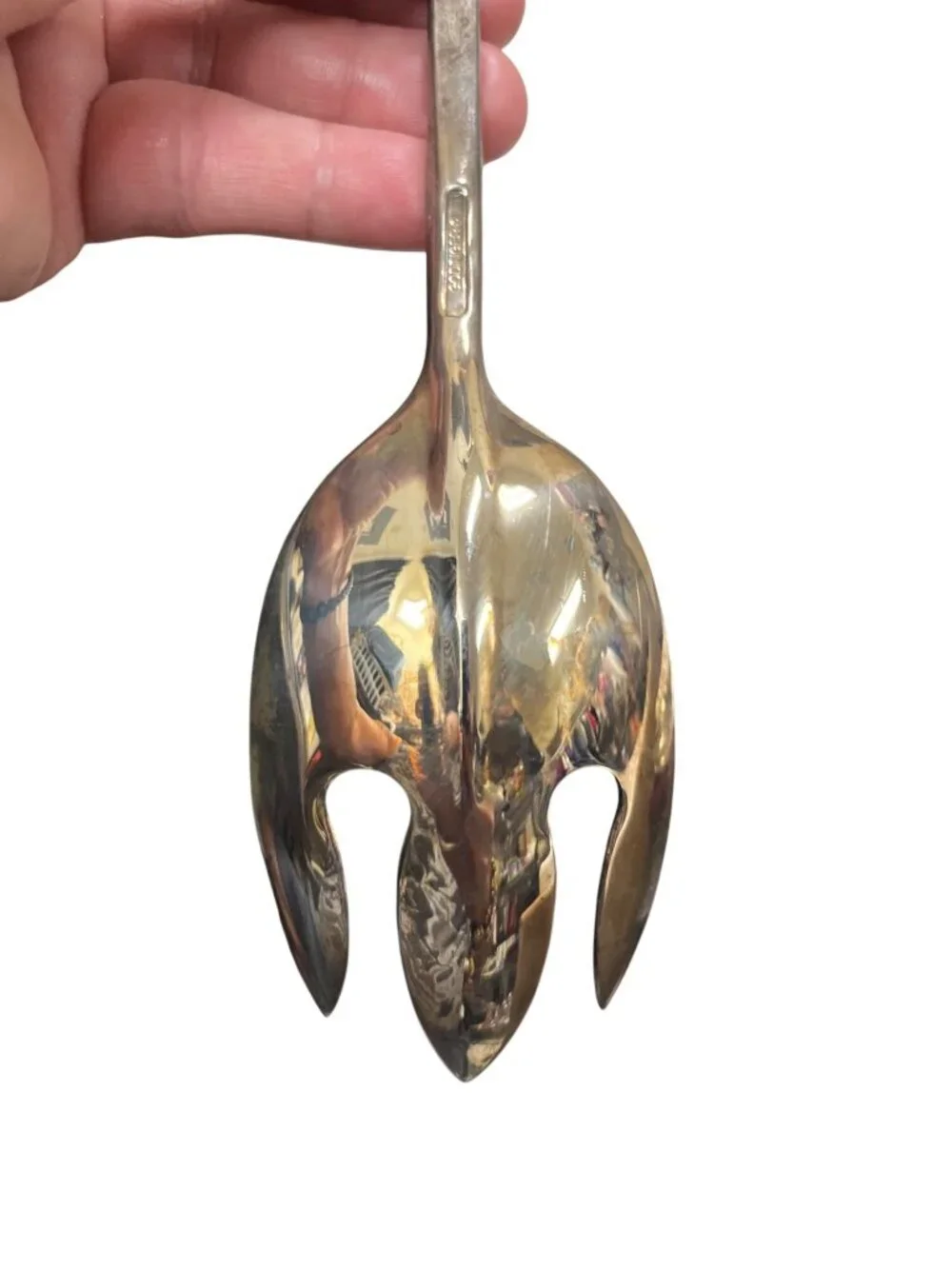 Godinger Vintage large silverplated spoon fork floral set SKU 10-541